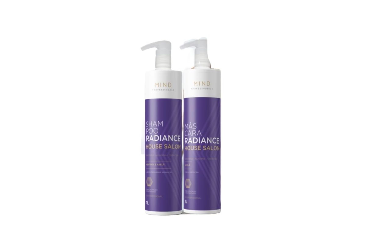 DUO Shampoo + Máscara RADIANCE MIND - 1L PROFISSIONAL - Época