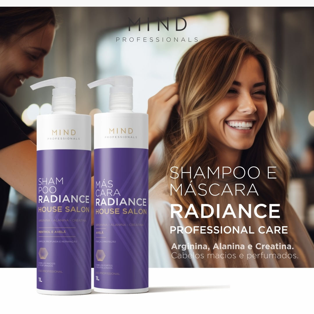 DUO Shampoo + Máscara RADIANCE MIND - 1L PROFISSIONAL - Época