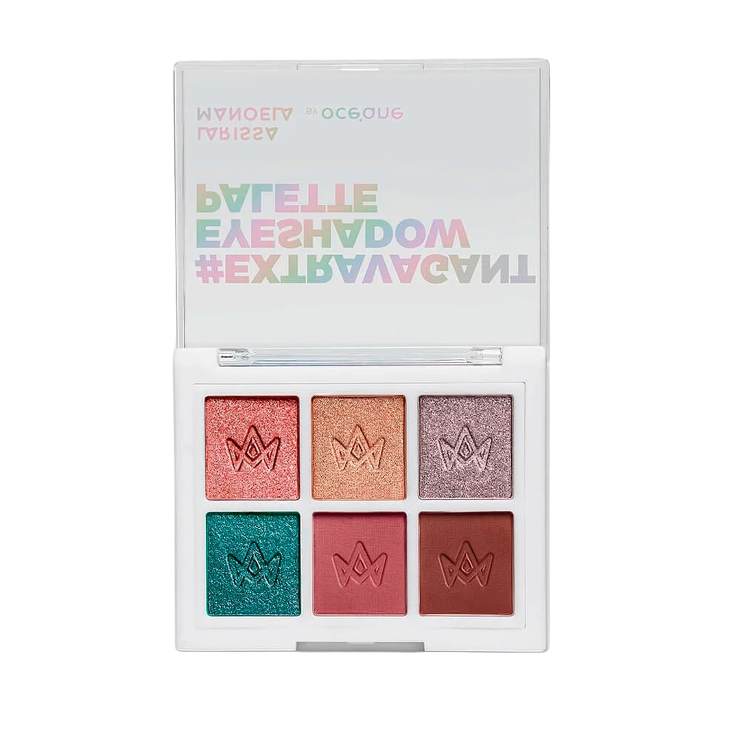 Paleta de Sombras Larissa Manoela By Océane - Extravagant Eyeshadow Palette 7,5g