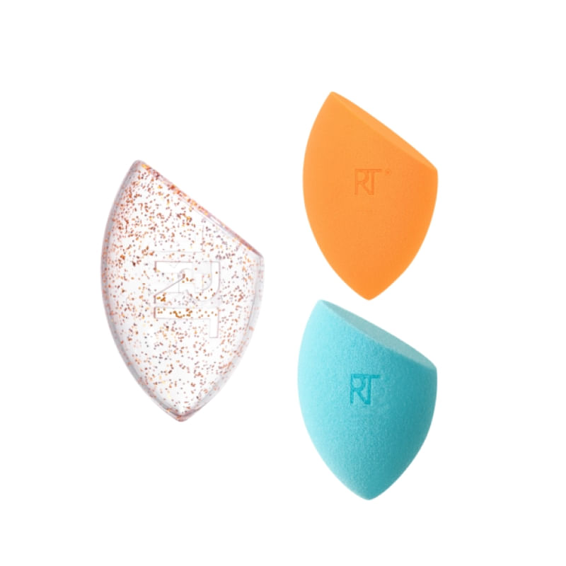 Real Techniques - Dew Dazzler Sponge Set (Para Líquidos e Cremes
