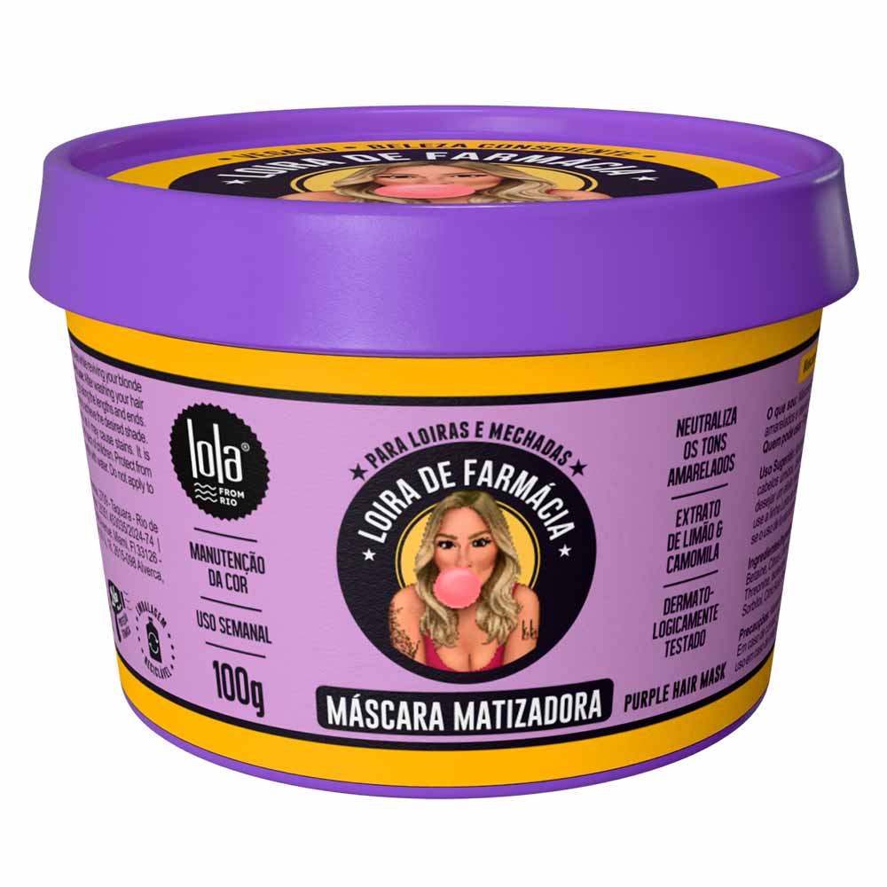 Máscara Matizadora Lola From Rio Loira de Farmácia