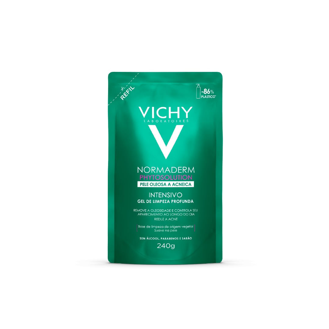 Refil Gel de Limpeza Intensiva Vichy Normaderm Phytosolution 240g