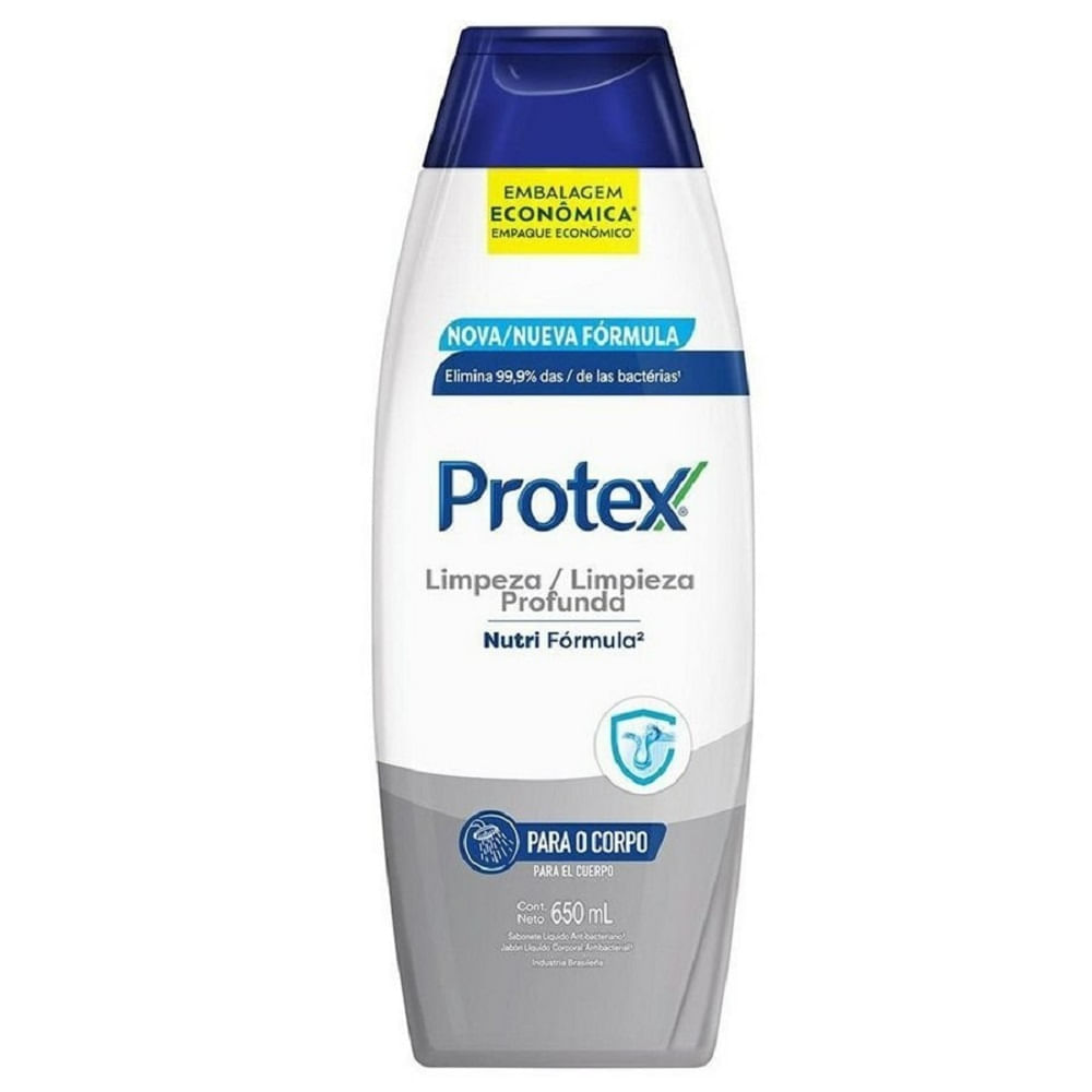 Sabonete Líquido Corporal Protex Limpeza Profunda 650ml