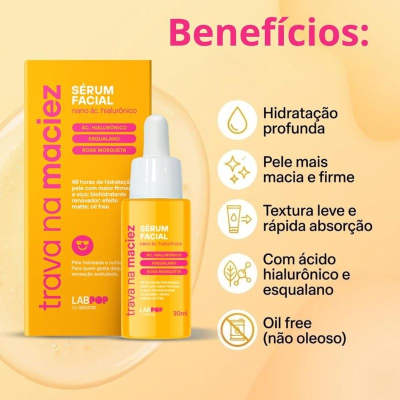 Sérum Facial LabPop by Labotrat Trava na Maciez 30ml - Época