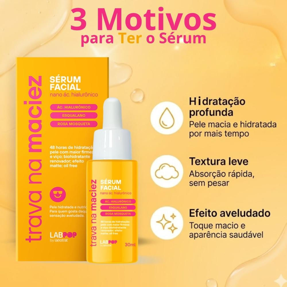 Sérum Facial LabPop by Labotrat Trava na Maciez 30ml - Época