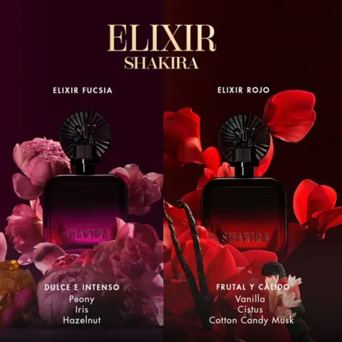 Perfume Feminino Rojo Elixir de Shakira EDP 50ml - Época Cosméticos