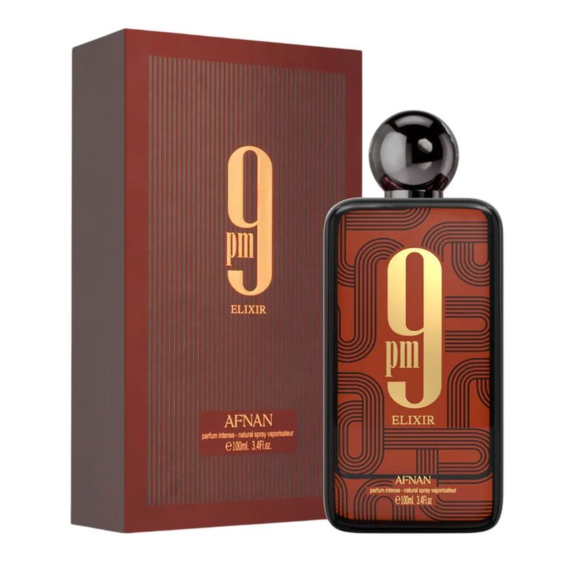 Afnan 9PM Elixir Parfum Intense - Perfume Unissex 100ml - Época