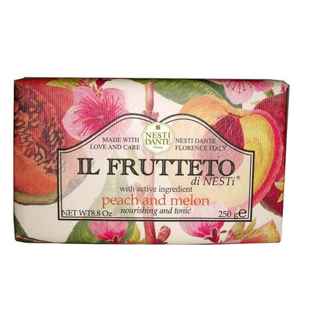 Il-Frutteto-Pêssego-com-Melão-Nesti-Dante---Sabonete-Frutal-em-Barra-250g--1