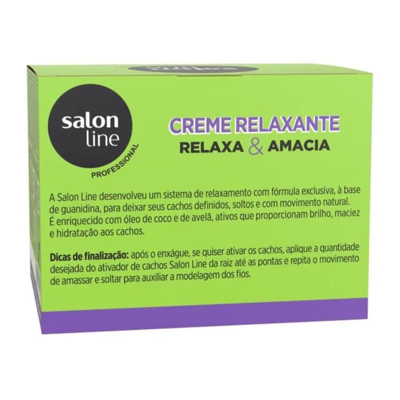 Creme Relaxante Salon Line Cachos Definidos Coco e Avelã - Época