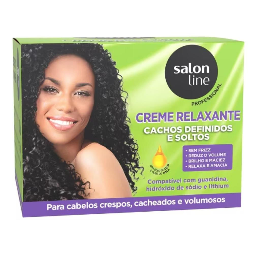 Creme Relaxante Salon Line Cachos Definidos Coco e Avelã