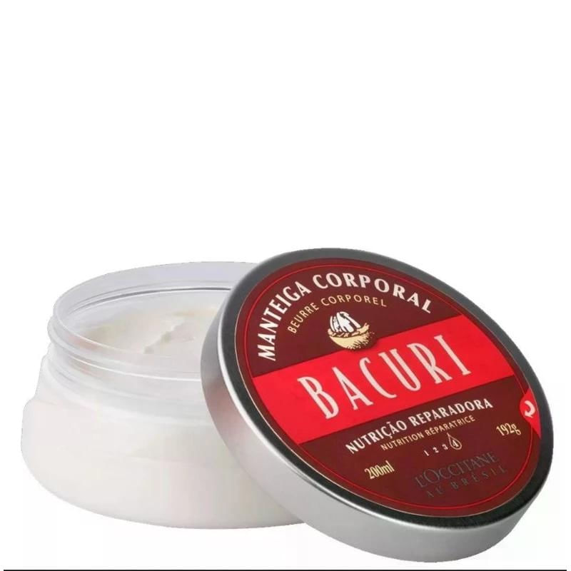 Manteiga Corporal Textura Cremosa Bacuri L'Occitane Au Brésil 200ml