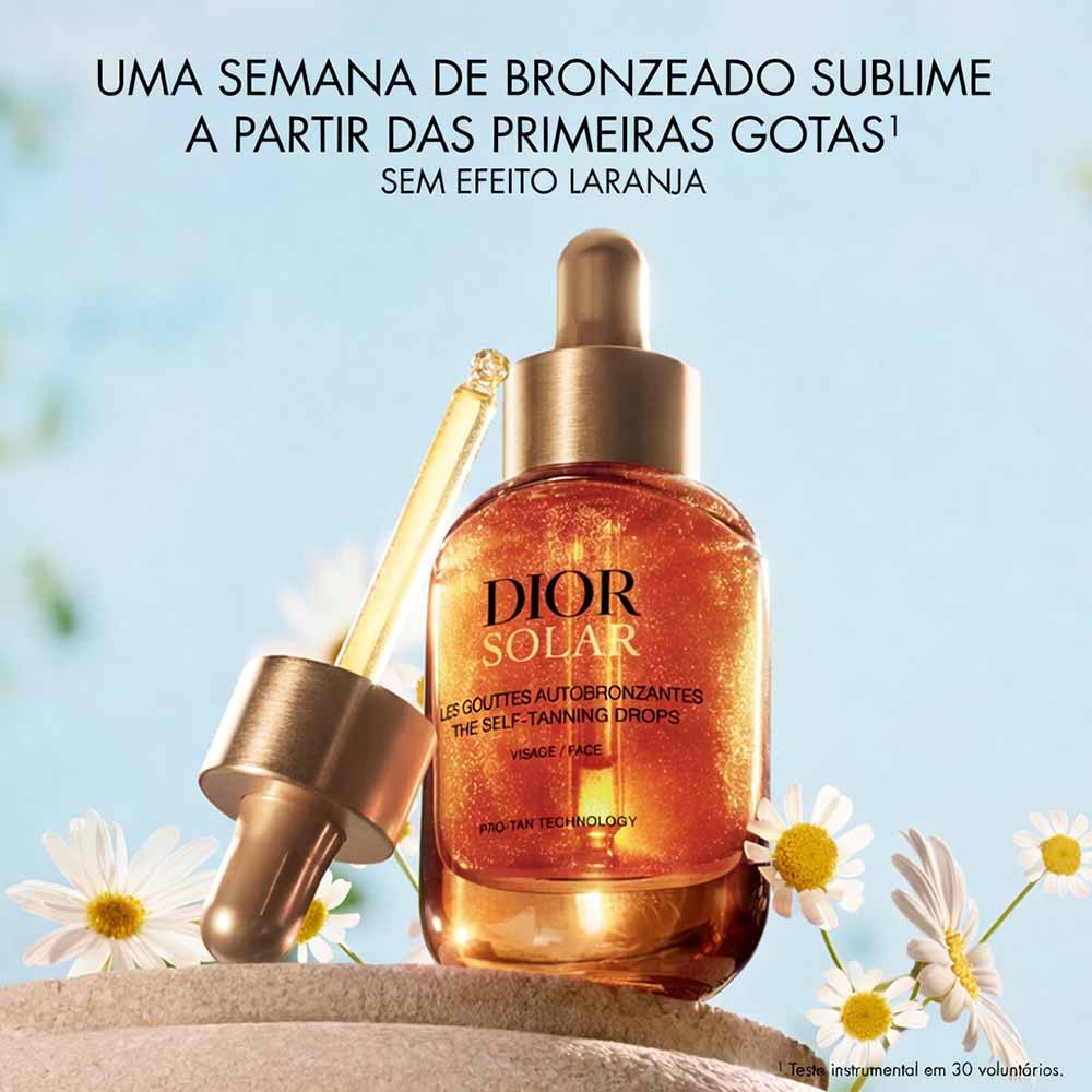Dior Solar Self-Tanning Drops: Bronzeado Facial Luminoso - Época