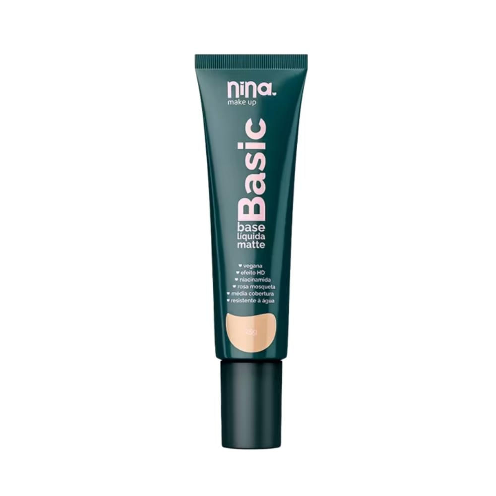 NINA MAKEUP BASE LIQUIDA BASIC MATTE 01 25G