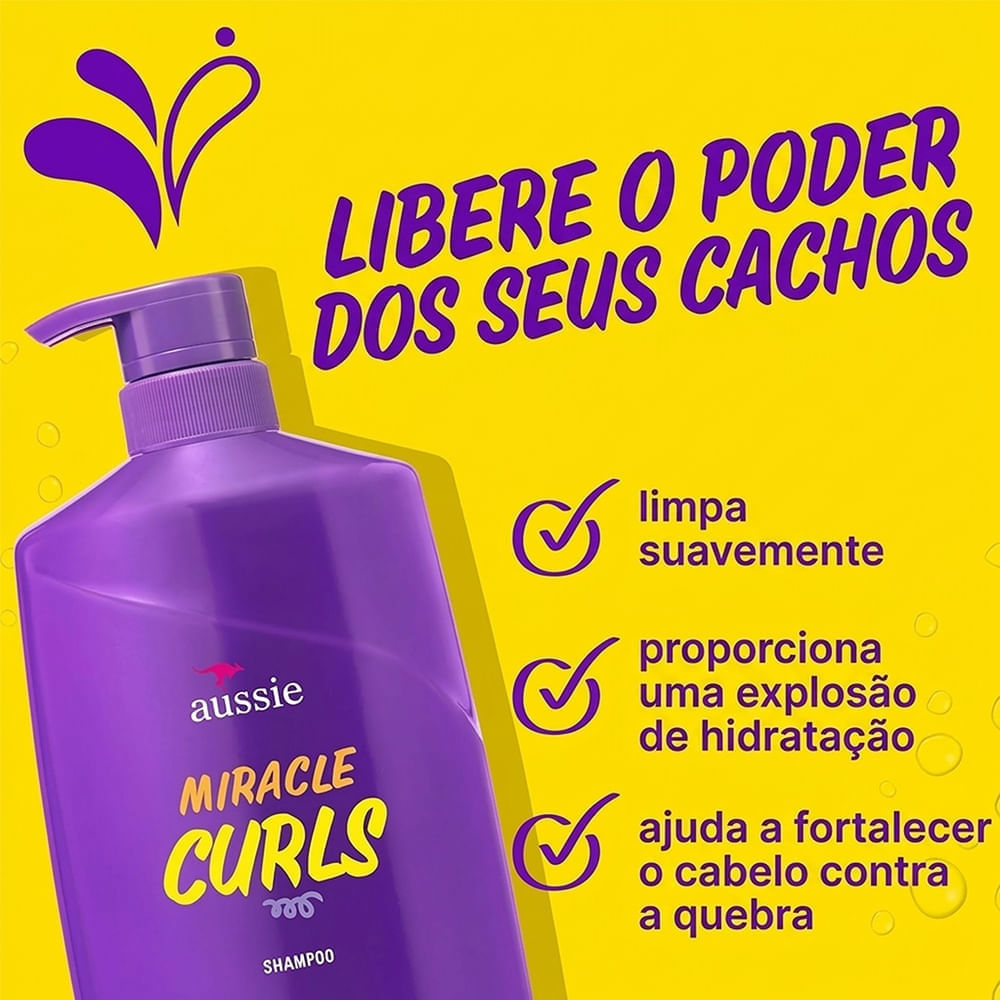 Aussie Miracle Curls - Shampoo - Época Cosméticos