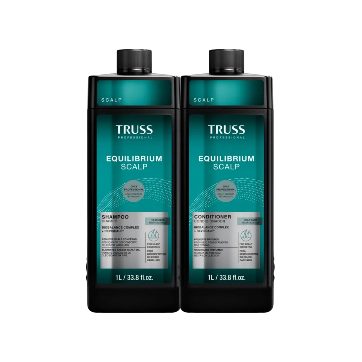 Kit Truss Equilibrium Scalp - Shampoo 1L e Condicionador 1L