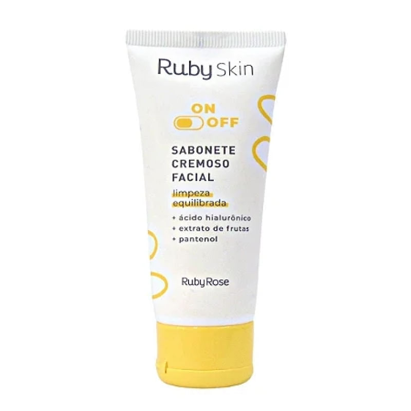 Sabonete Cremoso Facial On/Off Rubyskin - Ruby Rose
