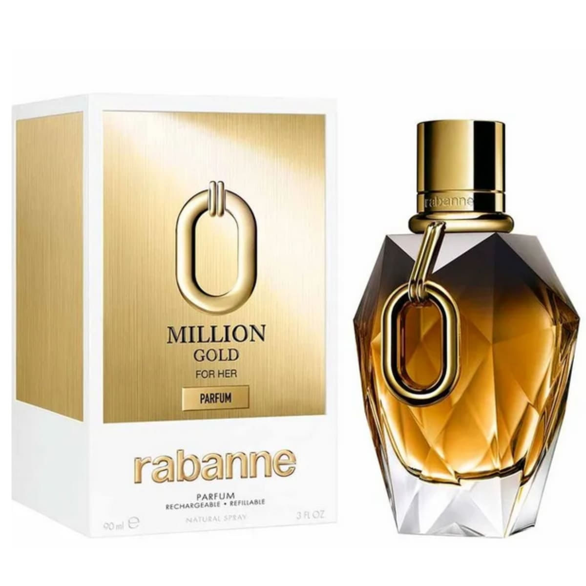 Perfume Million Gold For Her Parfum Feminino Rabanne - 90ml