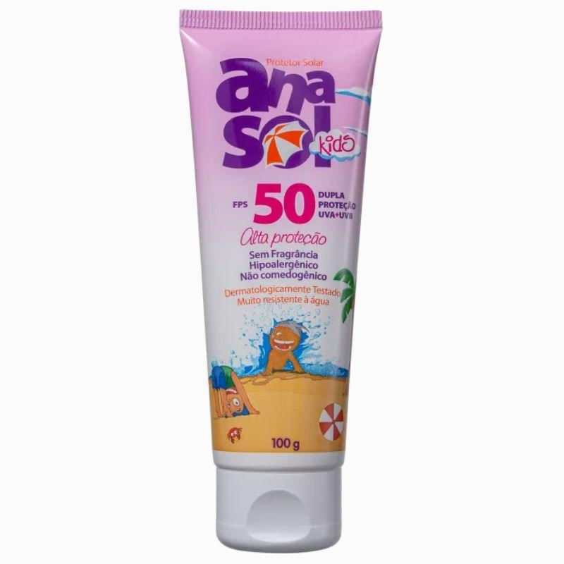 Protetor Solar Kids FPS 50 100g - Anasol