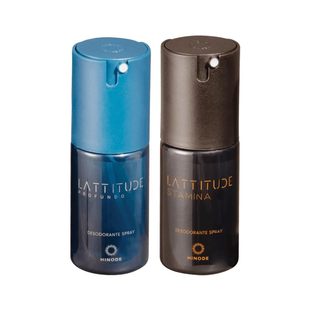Kit Body Splash Masculino Lattitude Stamina  E Produto Hinode 2026 - Amadeirado E Fresco
