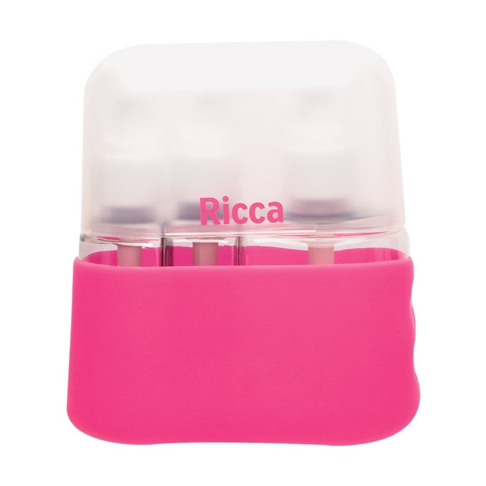 Kit Viagem Ricca case com 3 frascos Ref 3347