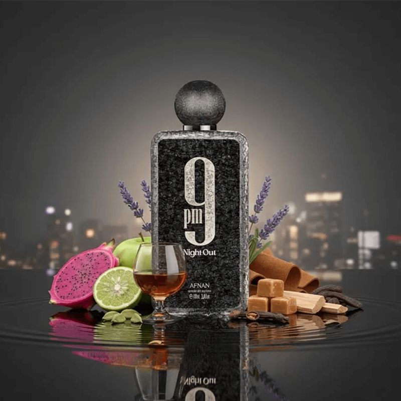 9 PM Night Out Afnan Eau de Parfum Perfume Masculino 100ml - Época