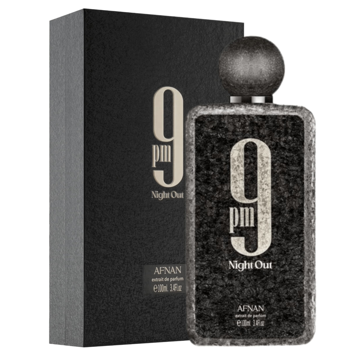 香水(男性用) Afnan 9 PM Night Out 9 PM Night Out Afnan Eau de Parfum Perfume Masculino 100ml - Época