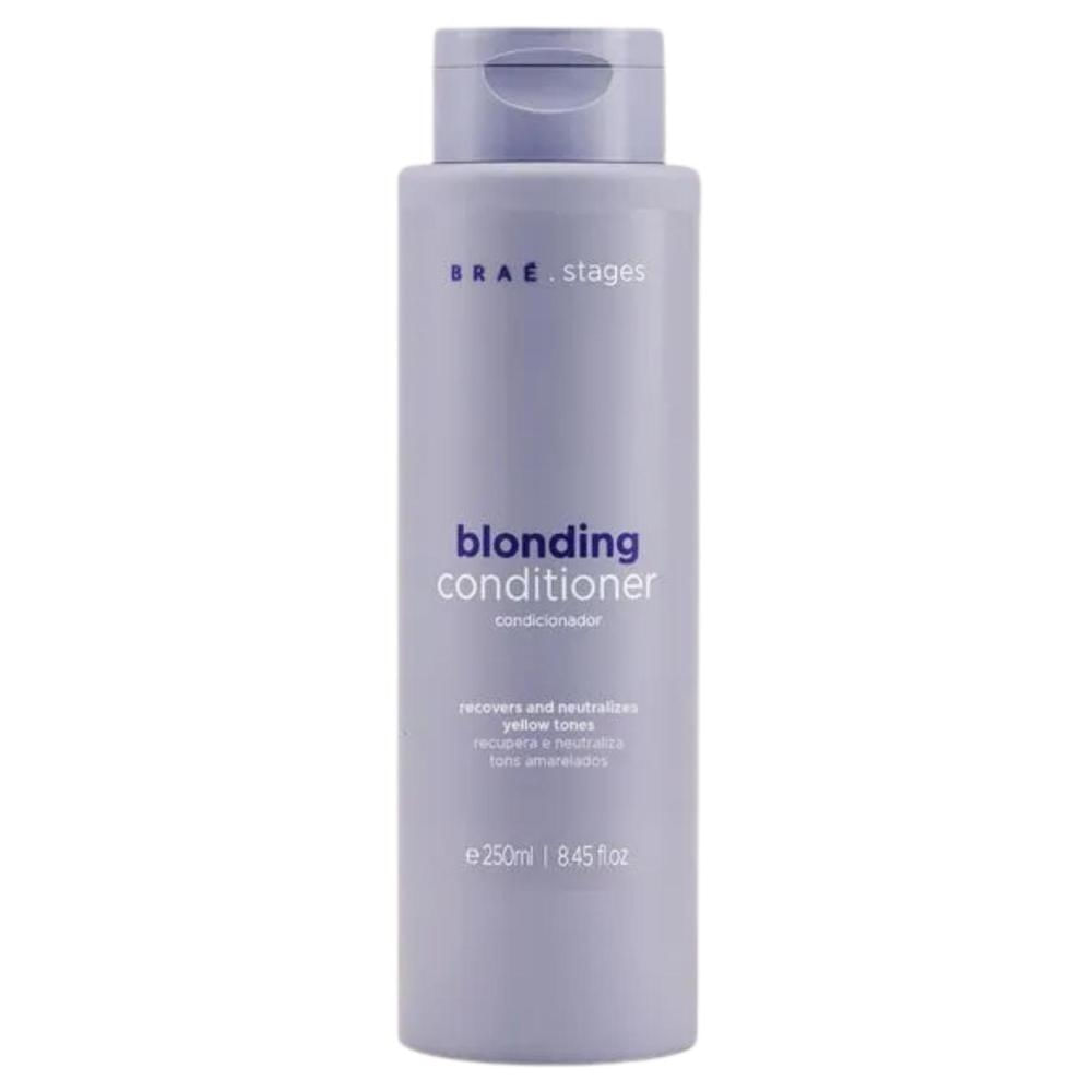 Condicionador Matizador de Loiros BRAÉ Stages Blonding 250ml