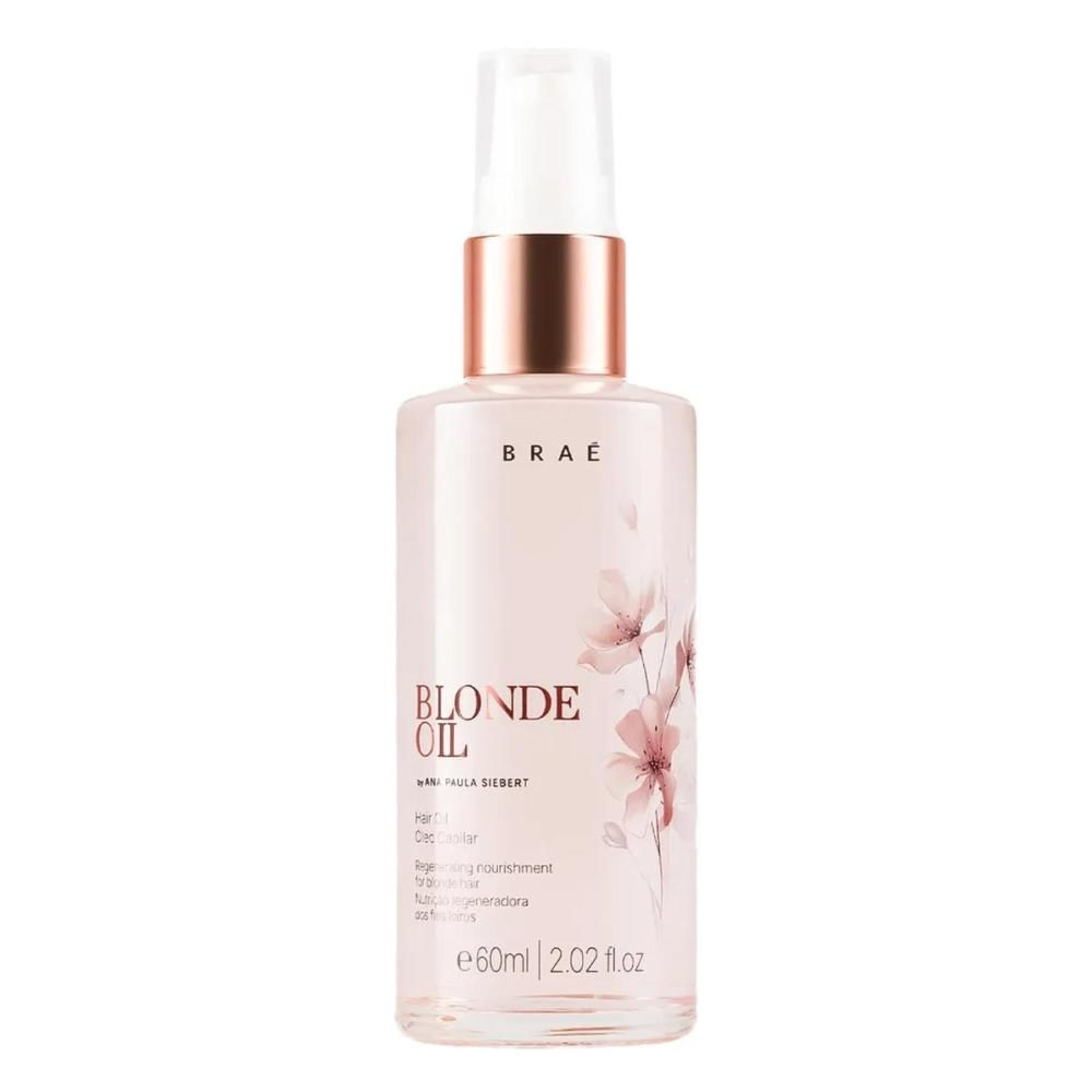 Óleo Capilar BRAÉ Blonde Oil Proteção dos Fios Loiros 60ml