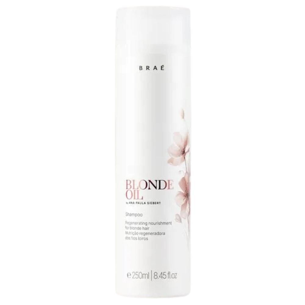 BRAÉ Blond Oil Shampoo Nutritivo para Cabelos Loiros 250ml