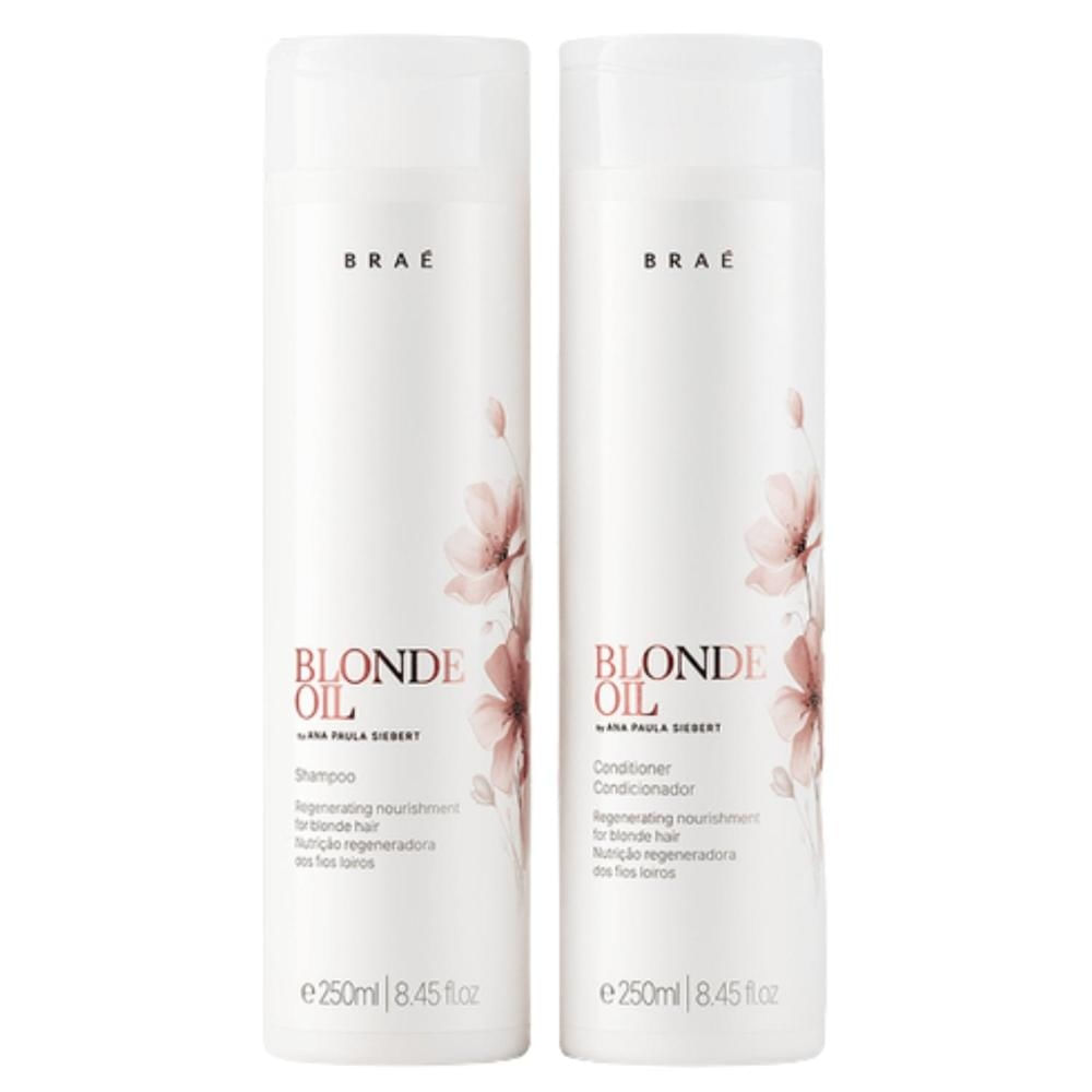 Shampoo e Condicionador BRAÉ Blonde Oil By Ana Paula Siebert