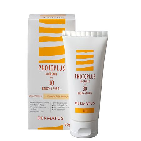 Photoplus-Aderente-FPS30-Baby-+-Sports-Dermatus---Protetor-Solar-55g--2