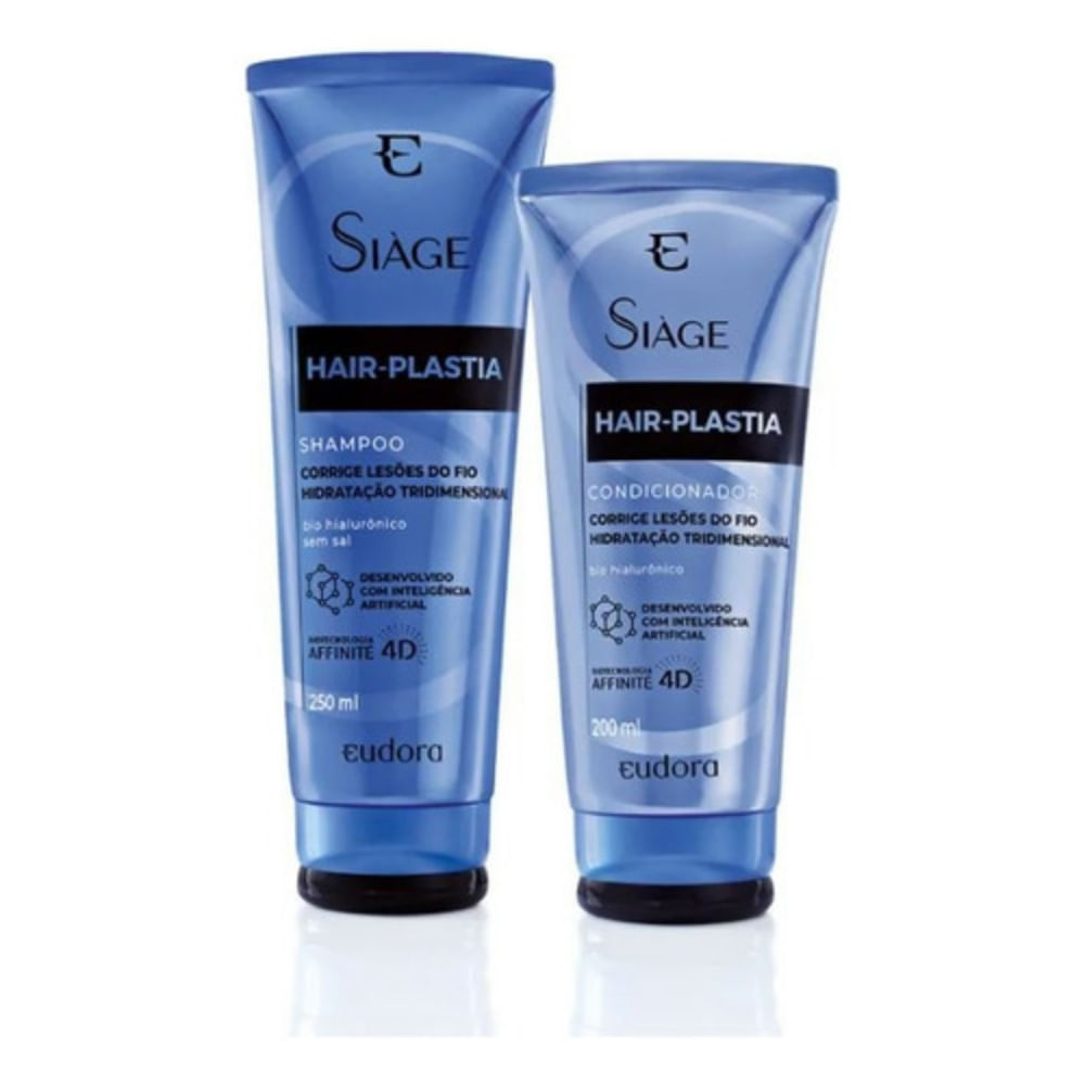 Kit Shampoo 250Ml + Condic 200Ml Siàge Hair-Plastia | Eudora