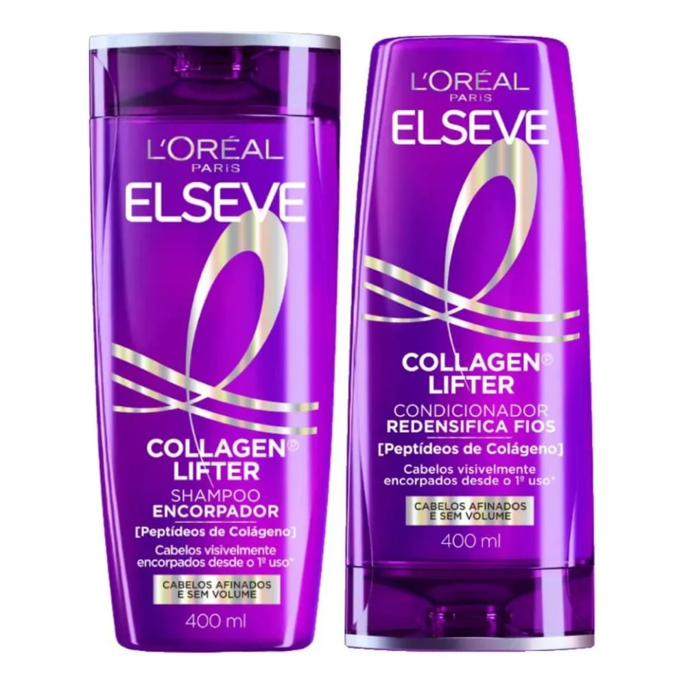Kit Shampoo + Cond 400ml Elseve Collagen Lifter | Elseve