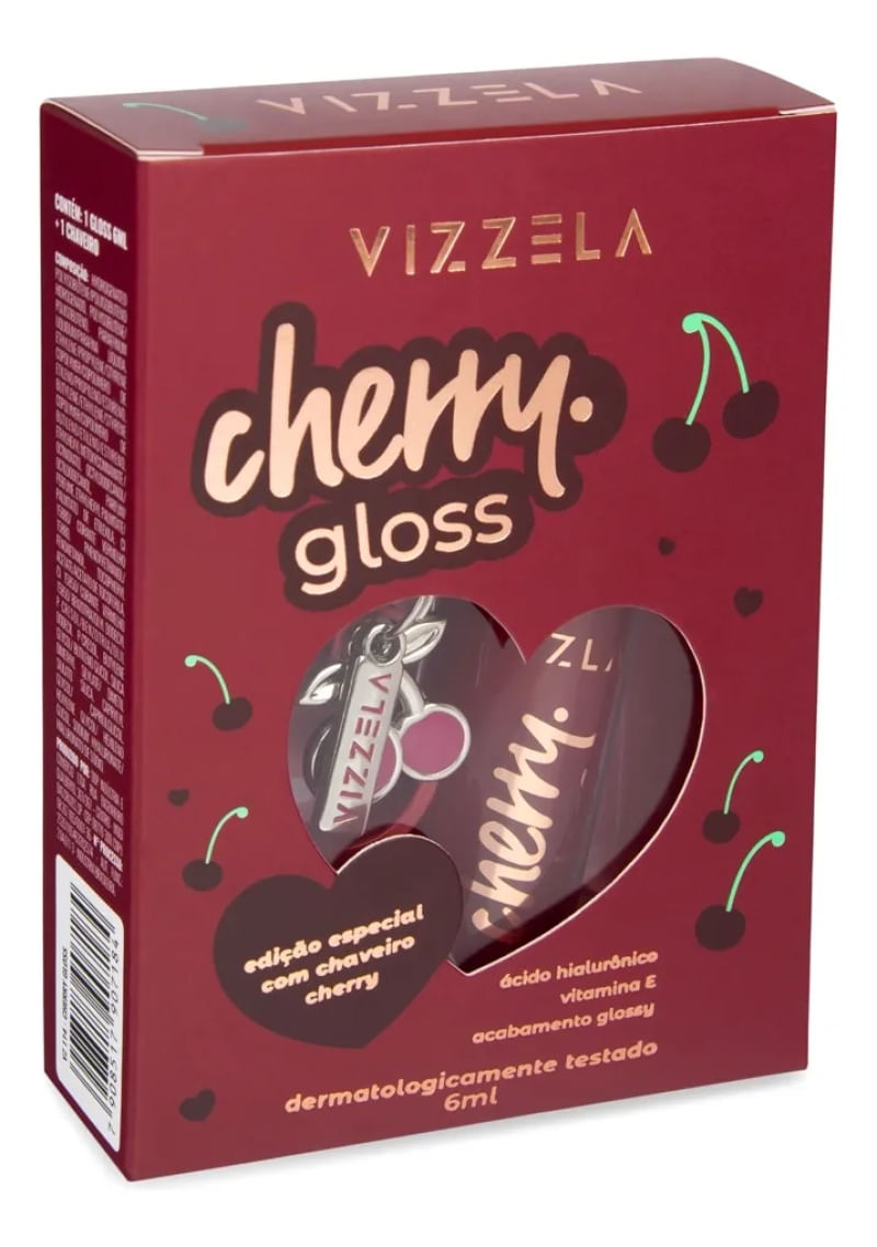 Gloss Lip Cherry Vizzela