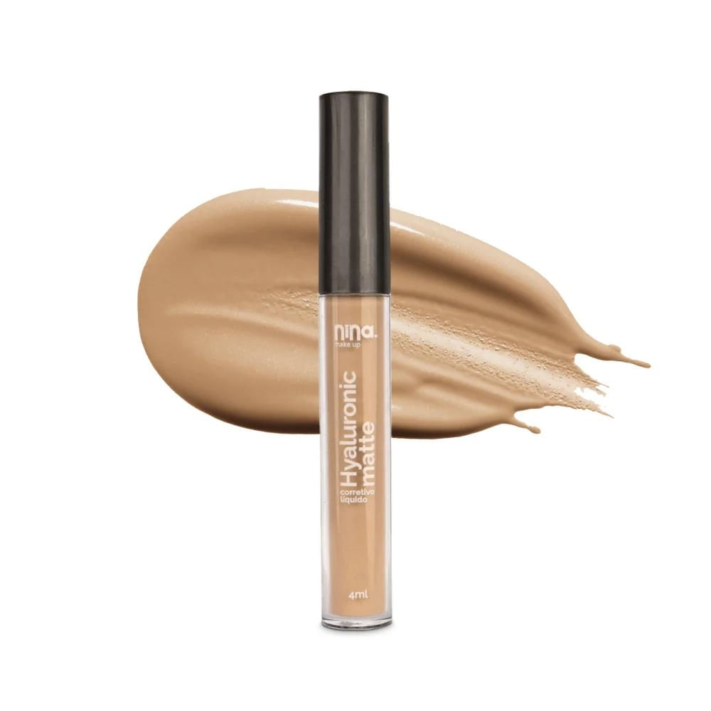 Nina Makeup Hyaluronic Matte 3 Corretivo Líquido 4Ml