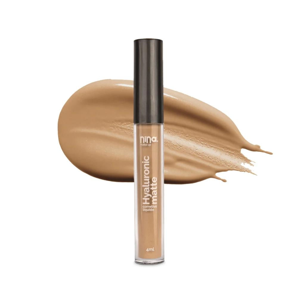 Nina Makeup Hyaluronic Matte 4 Corretivo Líquido 4Ml