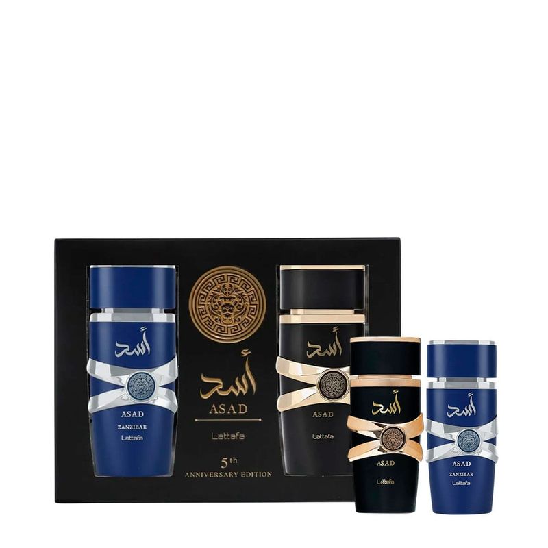 Lattafa 2点セット Kit Perfume Árabe Lattafa Asad 5th Anniversary 2x100ml - Época