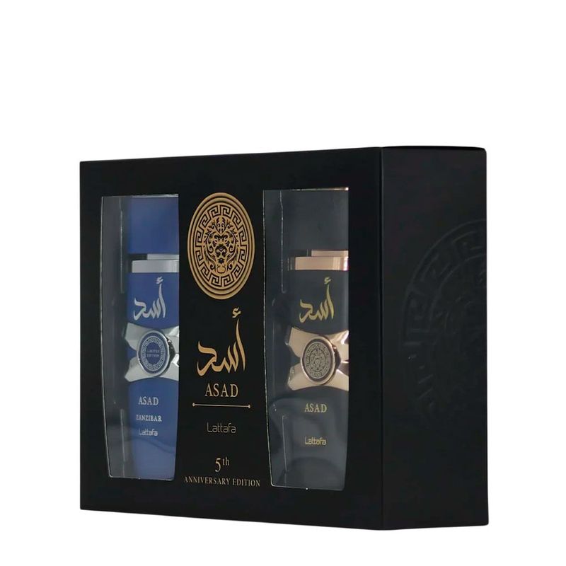 Lattafa 2点セット Kit Perfume Árabe Lattafa Asad 5th Anniversary 2x100ml - Época