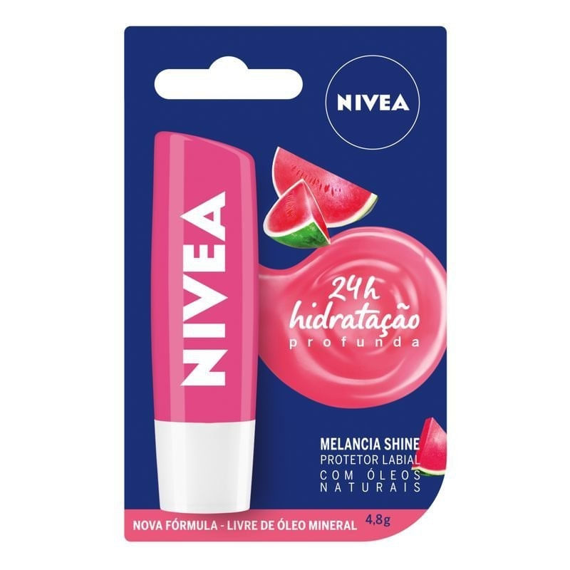 Protetor Labial Nivea Melancia Shine 8g