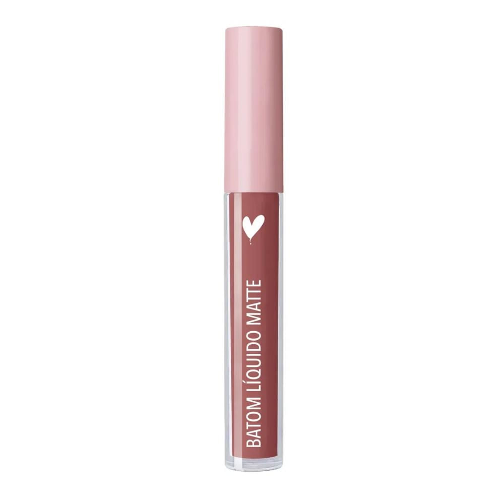 Koloss Makeup Batom Liquido Matte Cor 21 Rose 3,5G