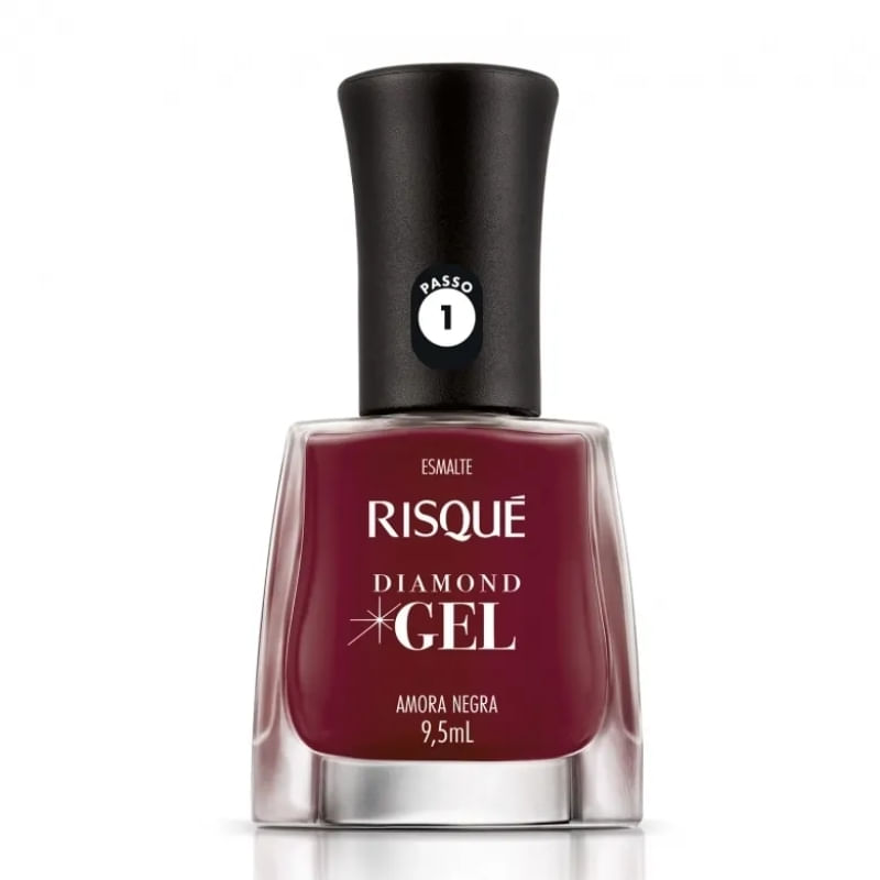 Esmalte Gel Amora Negra Risque 9,5Ml