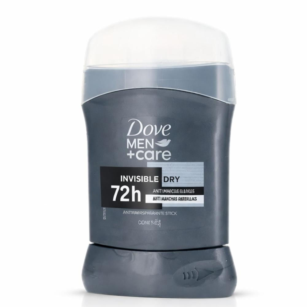 Antitranspirante Stick Dove Men + Care Invisible Dry 72h 45g
