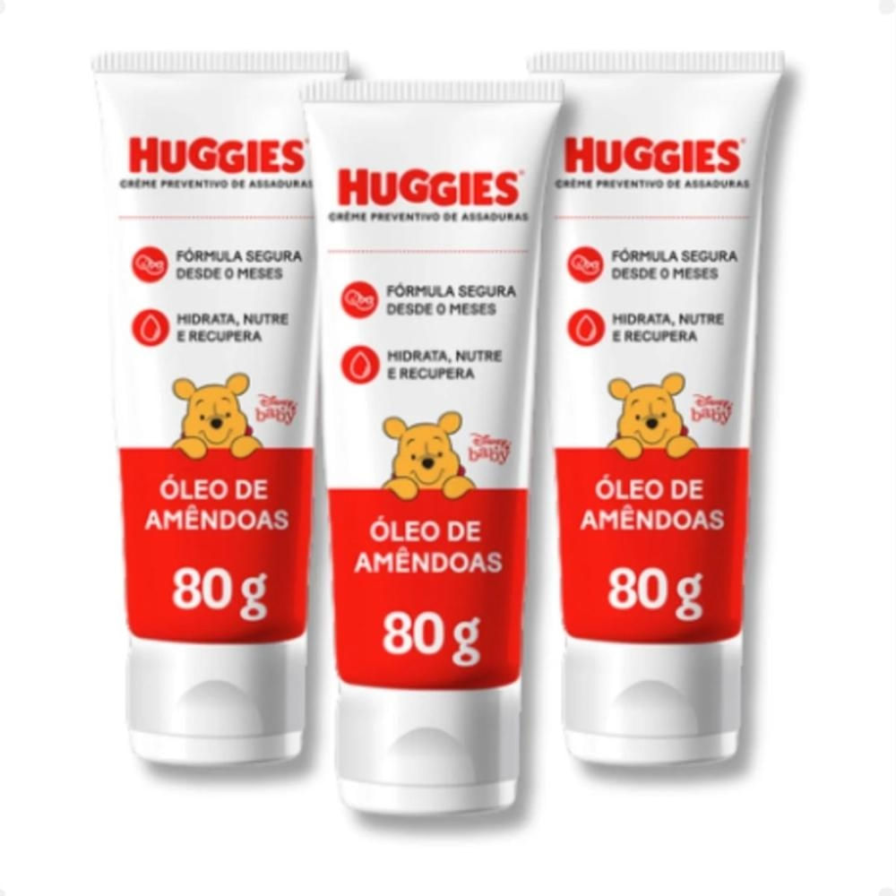 Kit Huggies Disney Baby: 03 Creme Preventivo de Assaduras 80g