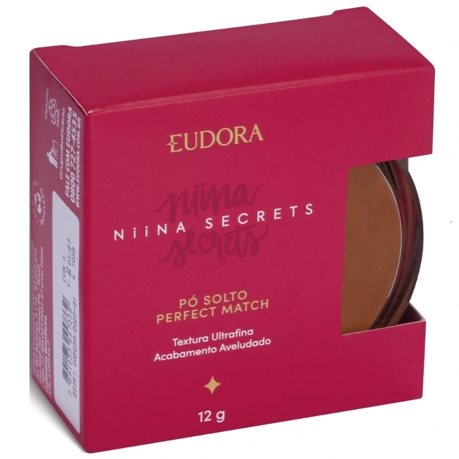 Pó Solto Perfect Match Niina Secrets Cor 6 12g - Eudora