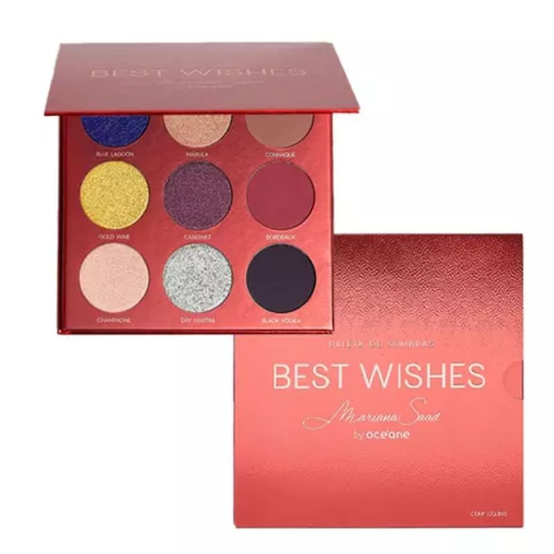 Paleta de Sombras Best Wishes Mariana Saad 26g - Océane