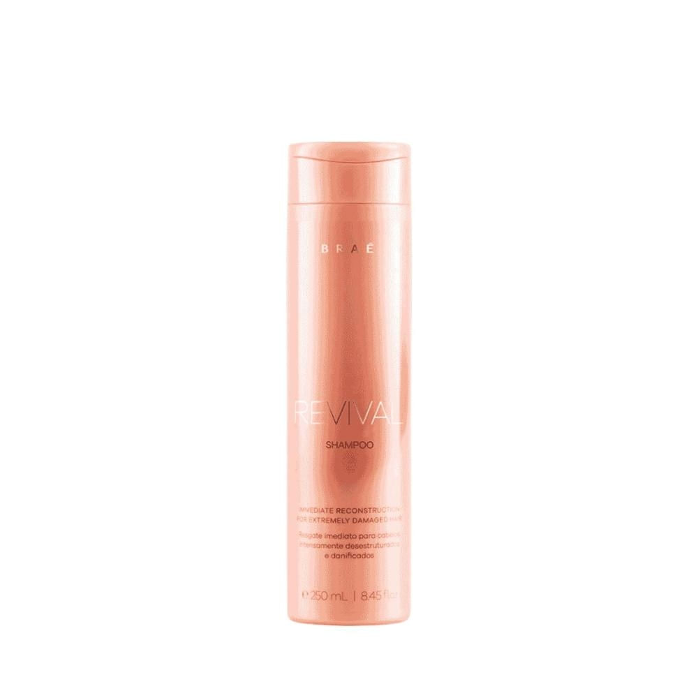 Shampoo Reconstrutor Capilar Força e Brilho Braé Revival 250ml