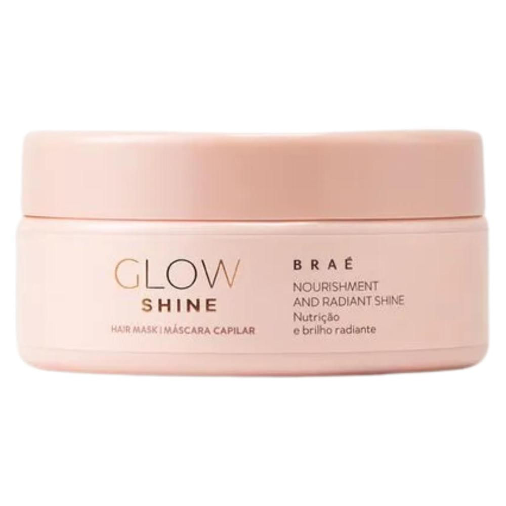 BRAÉ Glow Shine Máscara Capilar Nutritiva Antifrizz 200g