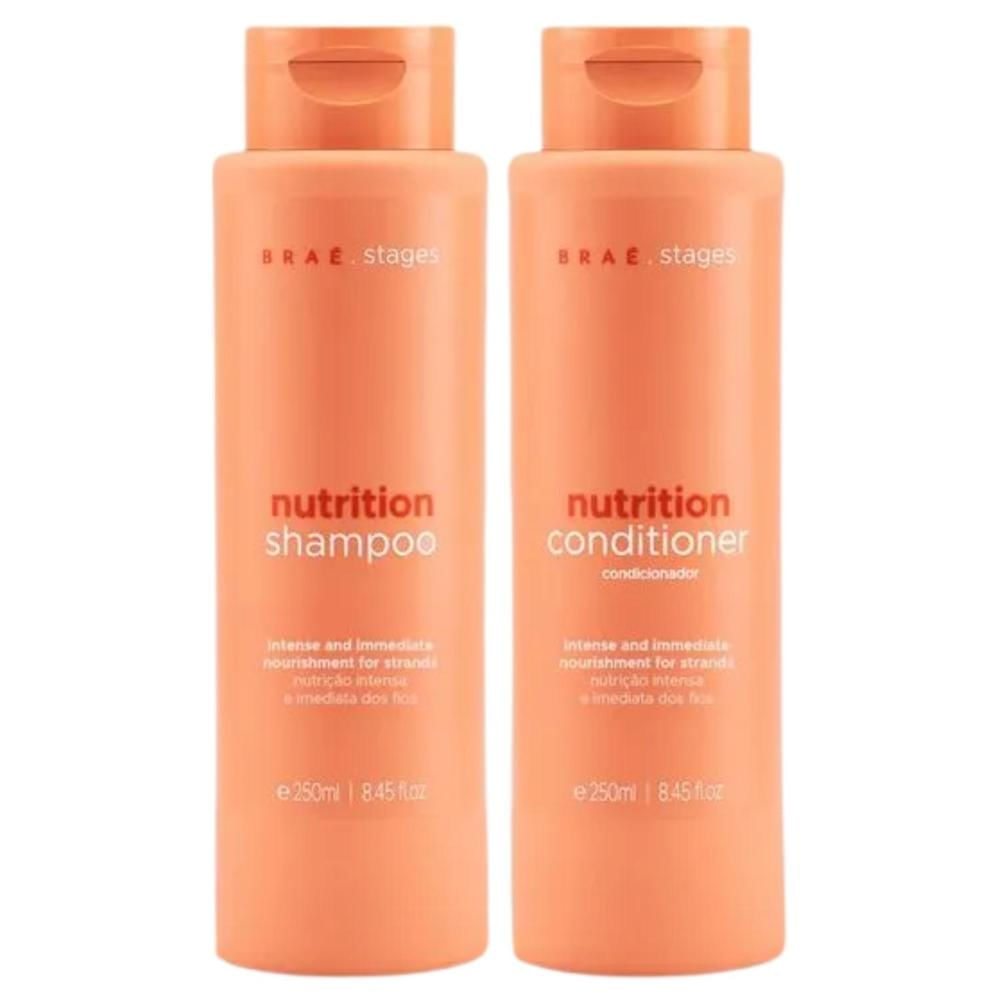 BRAÉ Stages Nutrition Shampoo e Condicionador Kit 250ml