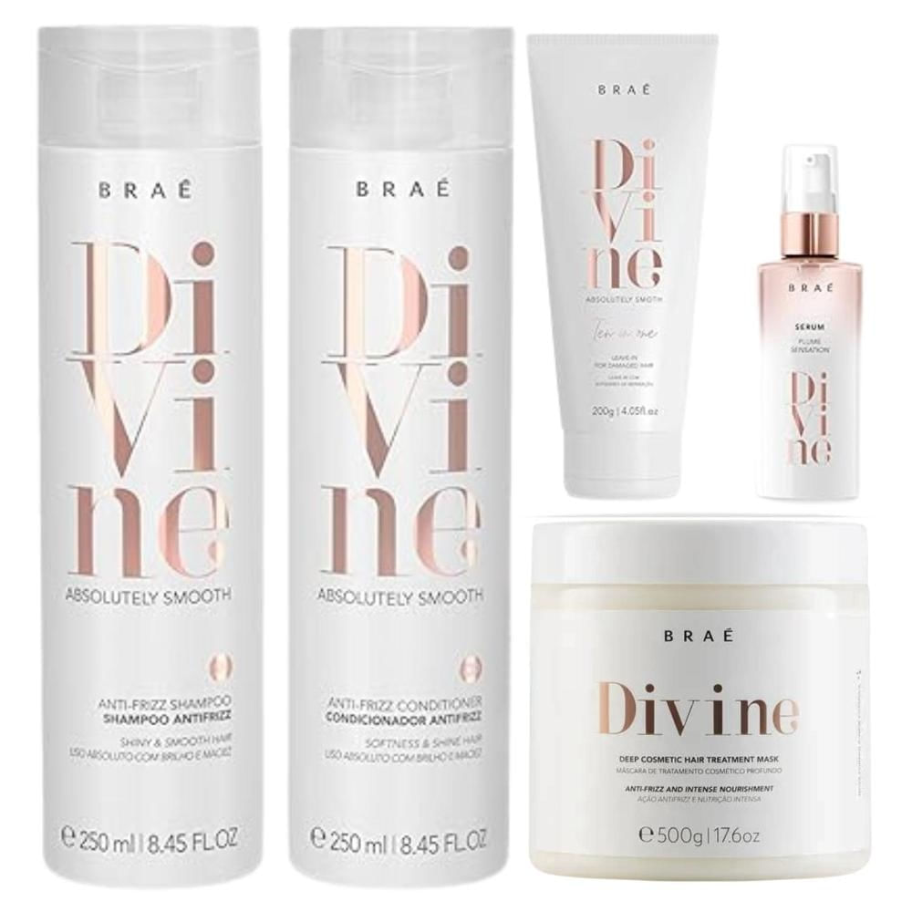 Braé Divine Hidratação Antifrizz Kit Completo com 5 itens