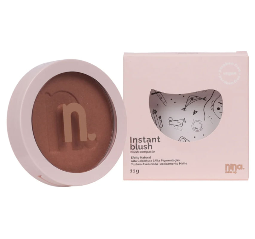Blush Instant Nina Make Up Terracota